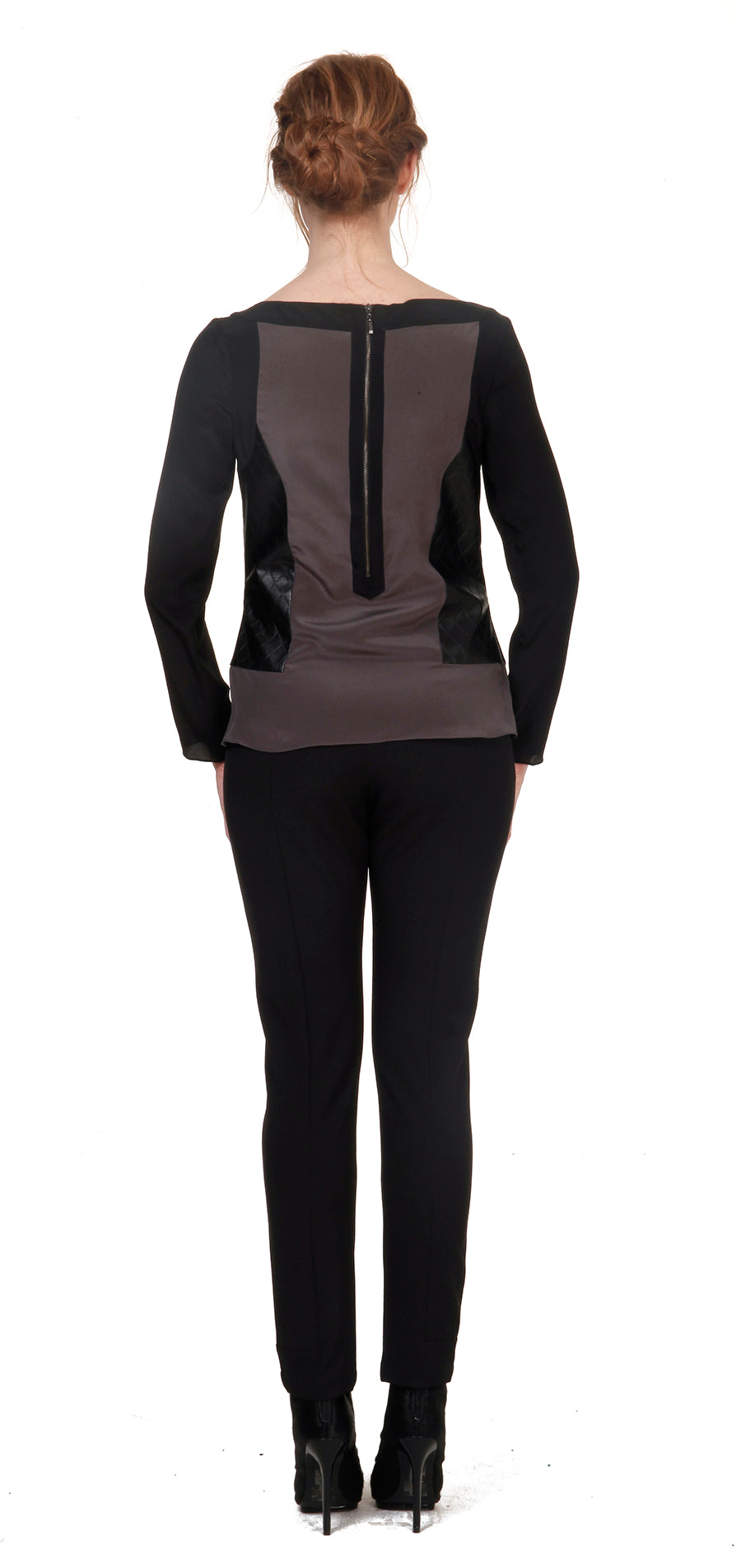 Love Me More Leather Blouse