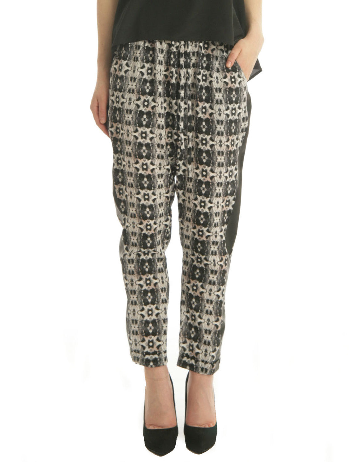 Style Alert Megan Printed Silk Pants