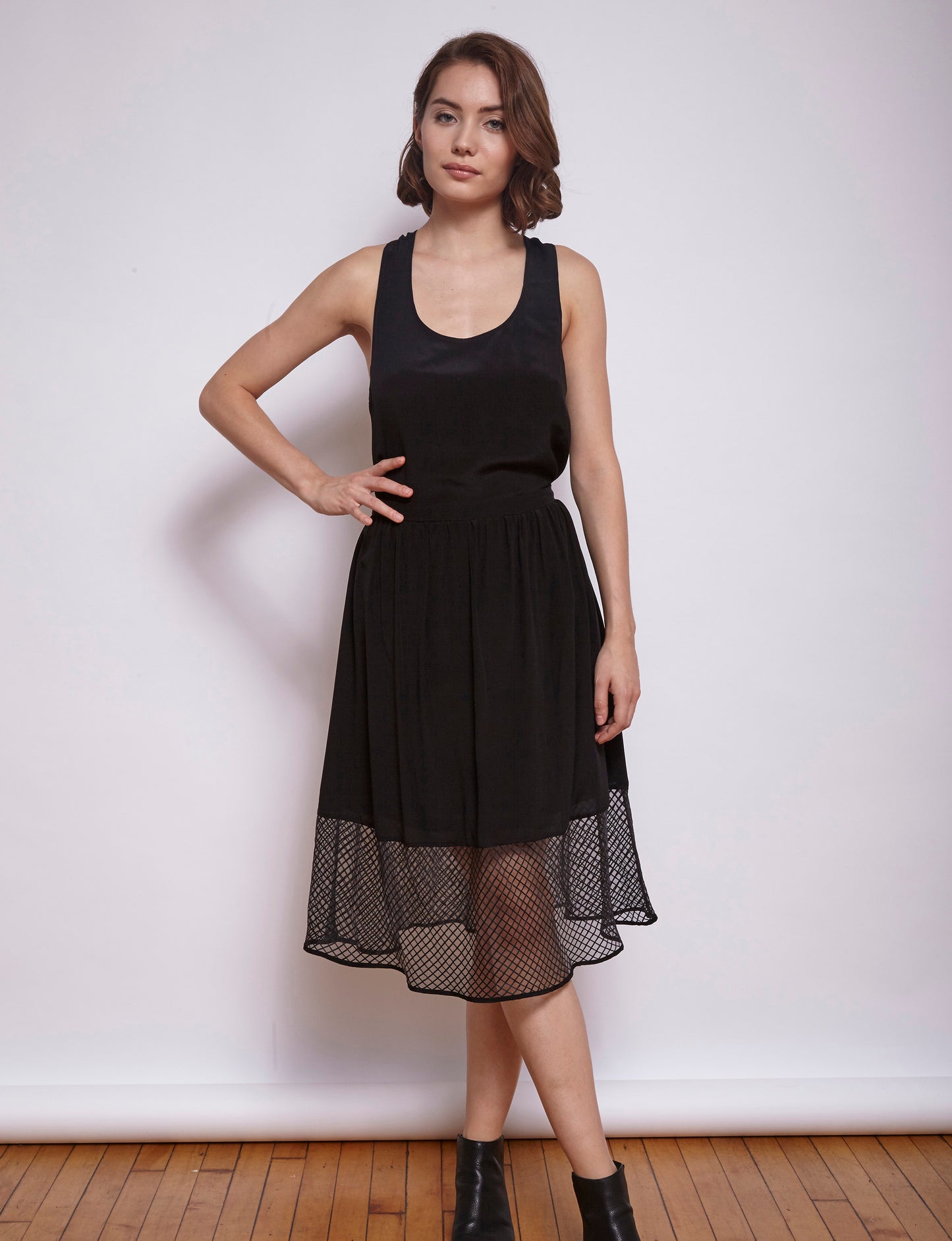 Classy Missy Benedict Basket Weave Skirt