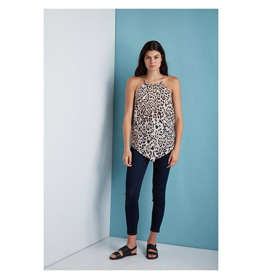 Forever Fierce Leopard Printed Asa Blouse