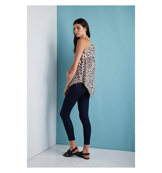 Forever Fierce Leopard Printed Asa Blouse
