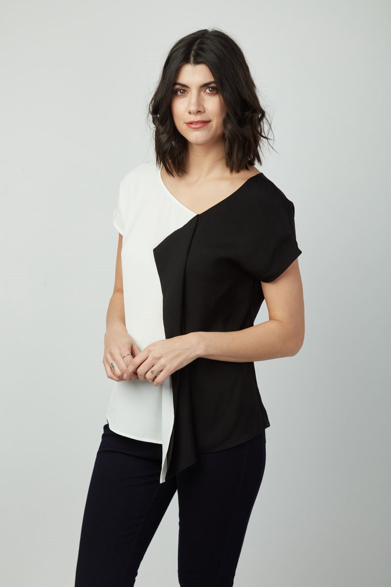 True Vixen Colorblock Liv Top