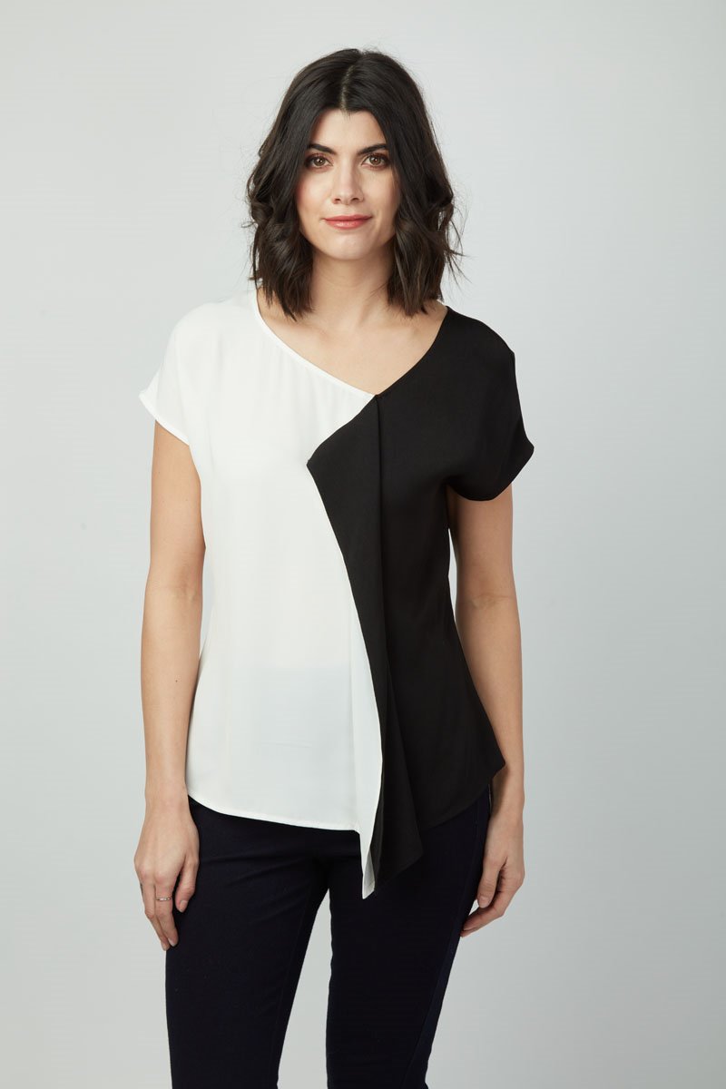 True Vixen Colorblock Liv Top