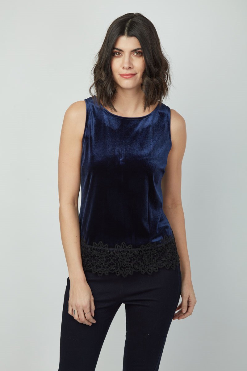 Evening Shenanigans Fila Sleeveless Top