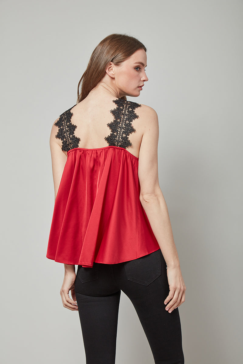 Lady in Red Abba Halterneck Top