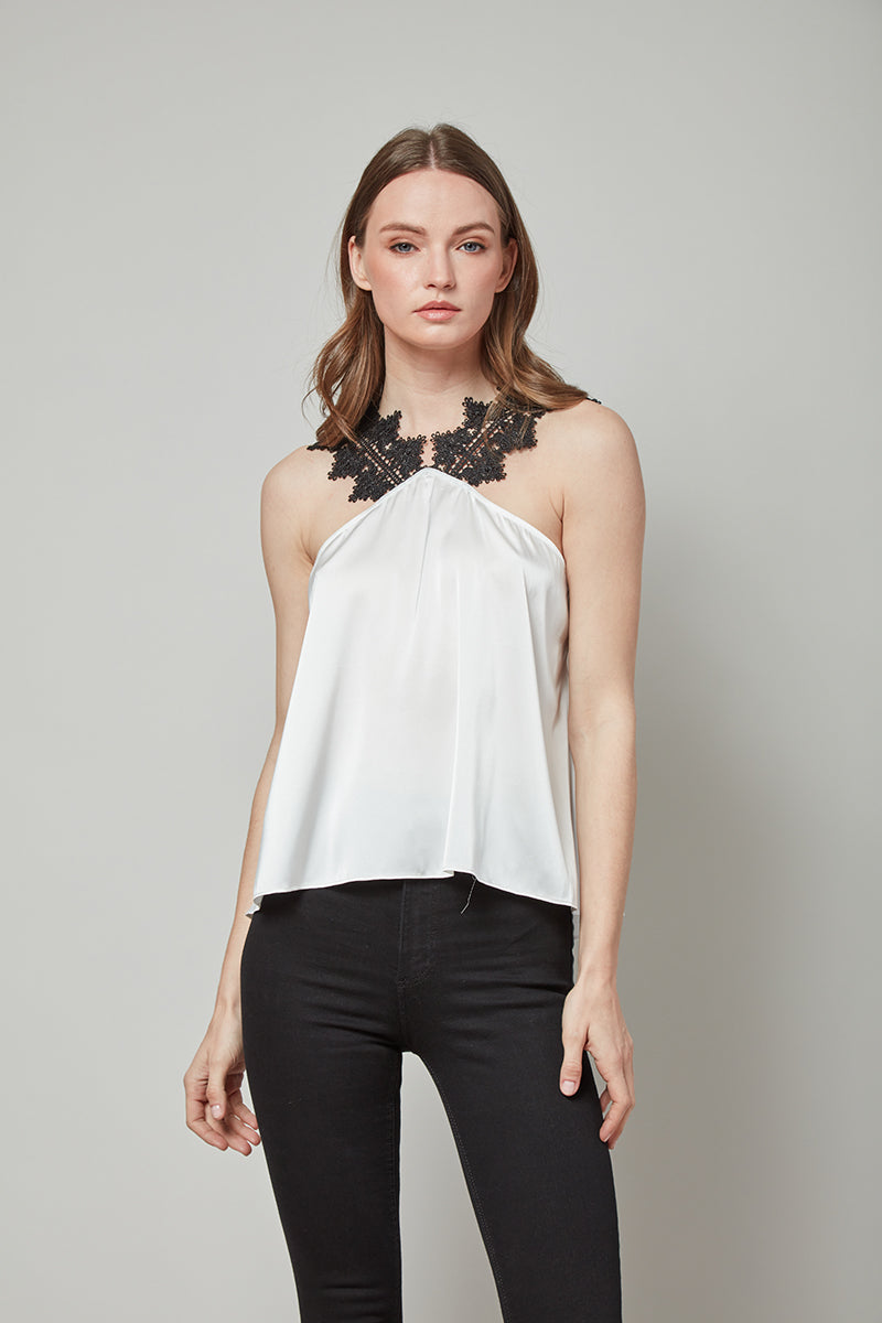 Lady in Red Abba Halterneck Top