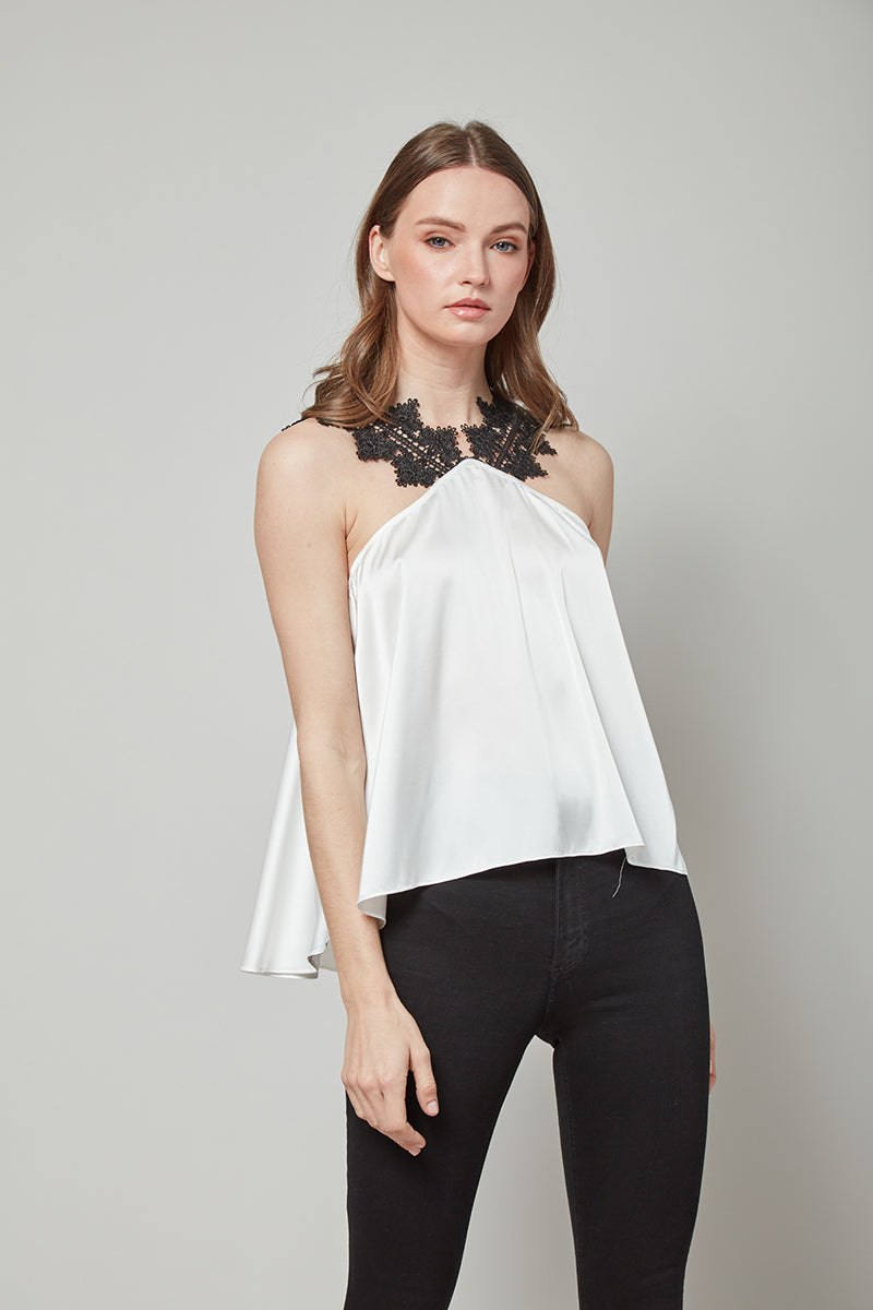 Lady in Red Abba Halterneck Top