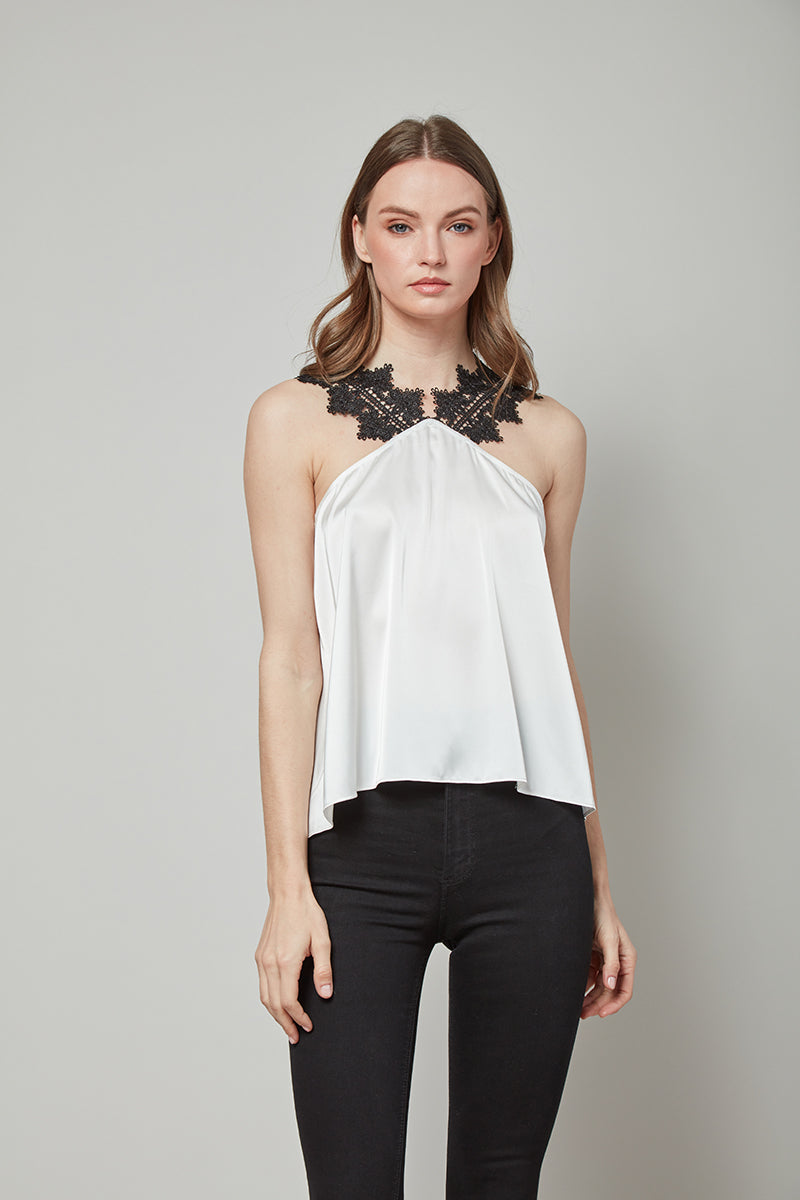 Lady in Red Abba Halterneck Top