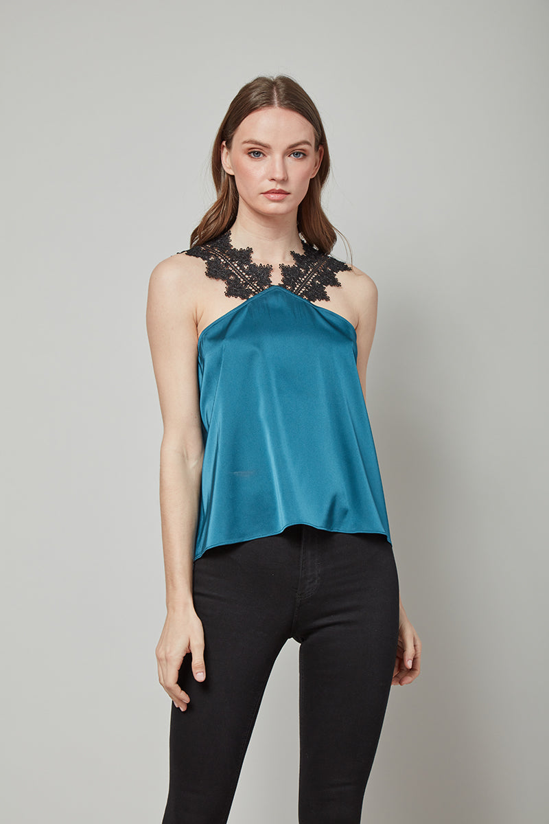 Lady in Red Abba Halterneck Top