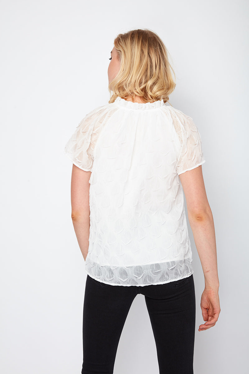 Simply Sweet Lan Bubble Chiffon Blouse