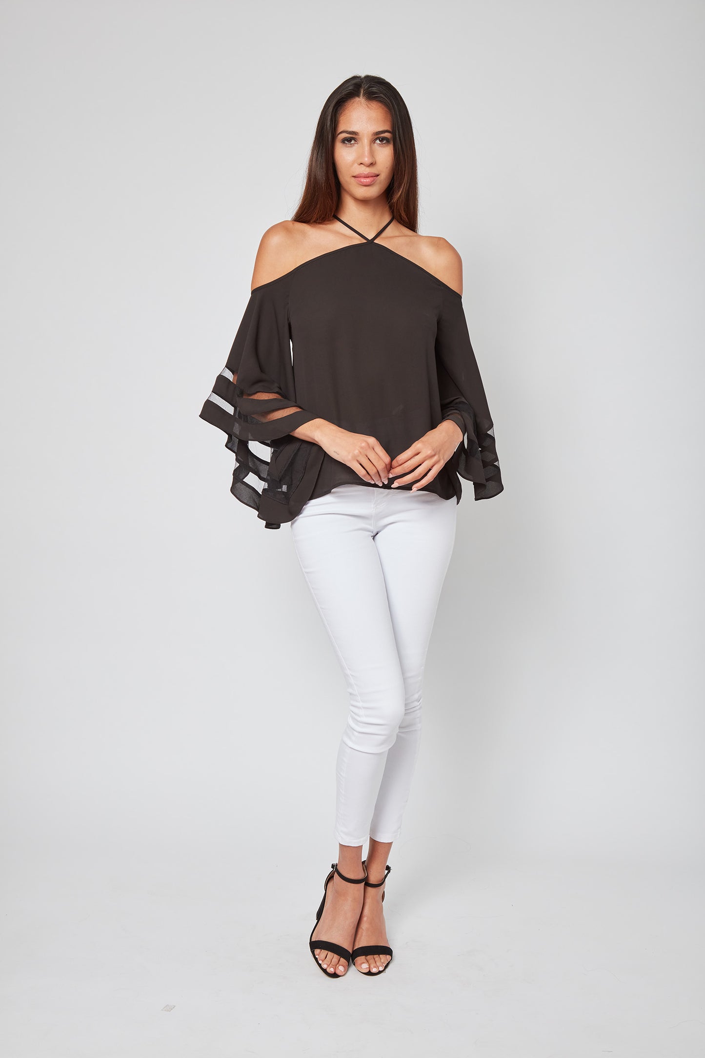 Cute Personality Meredith Halter Blouse