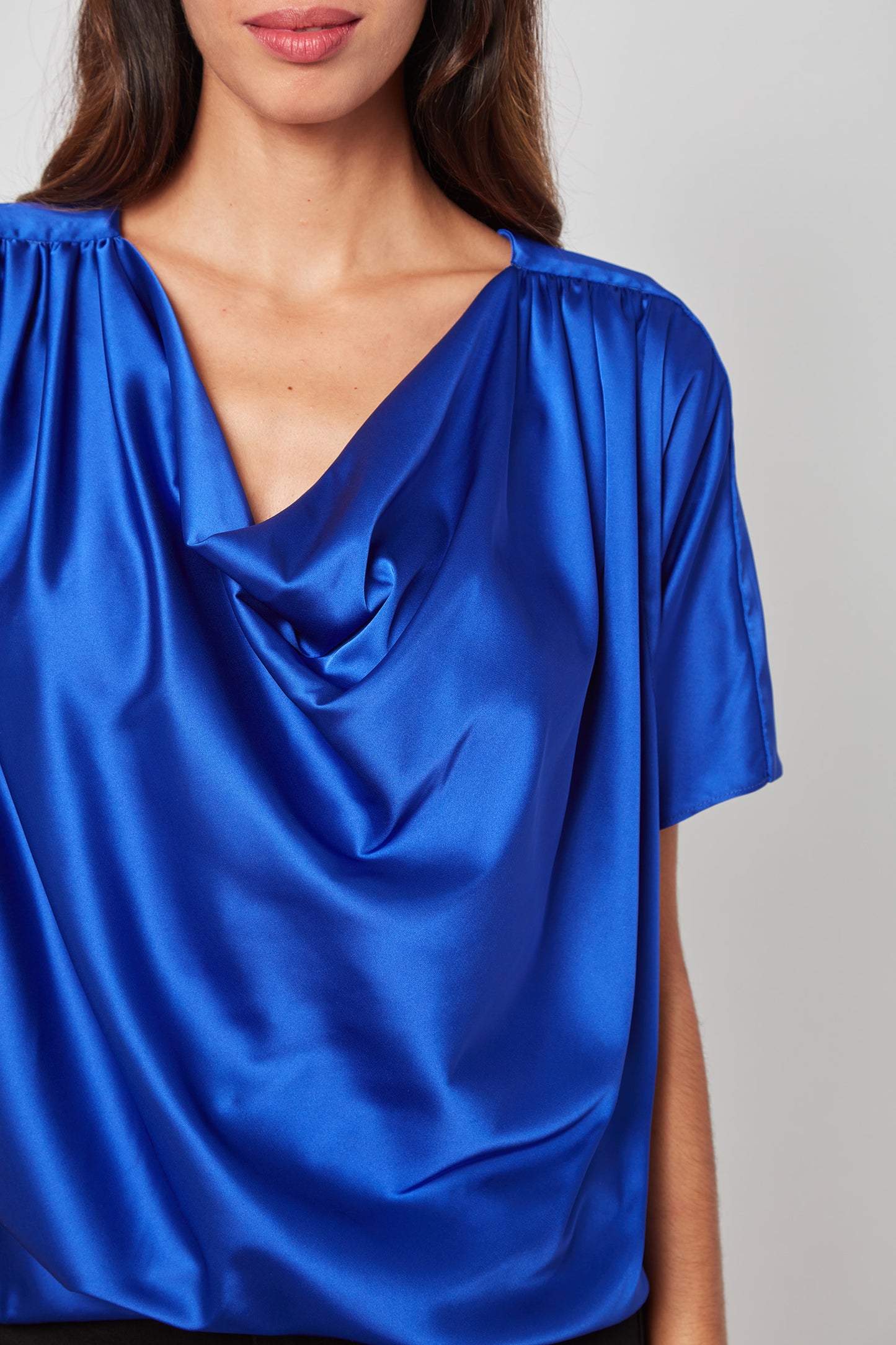 So Chic Draped Blouse