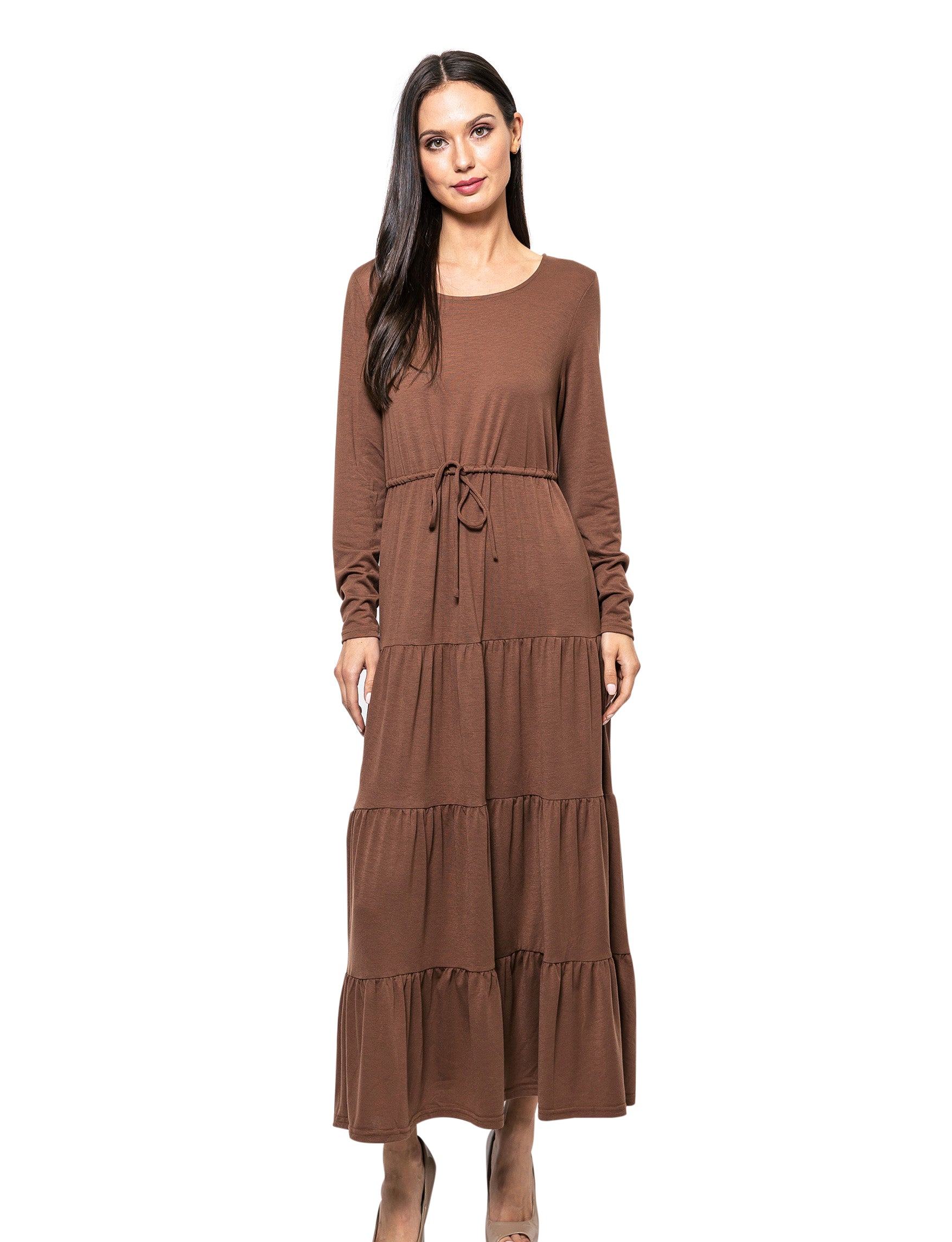 Long Maxi Dress for women M / Brown Long Maxi Dress for women M / Brown
