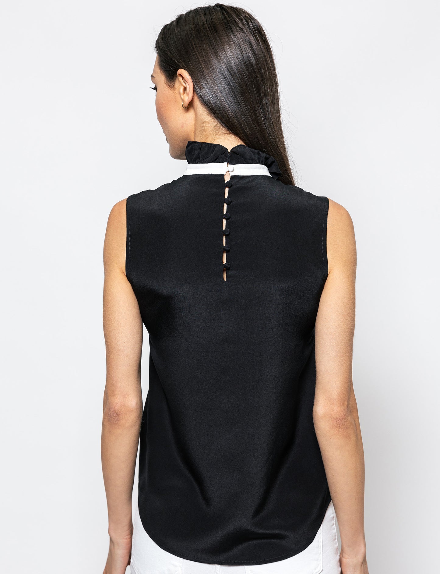 Turn To Me Lex Ruffled Collar Blouse