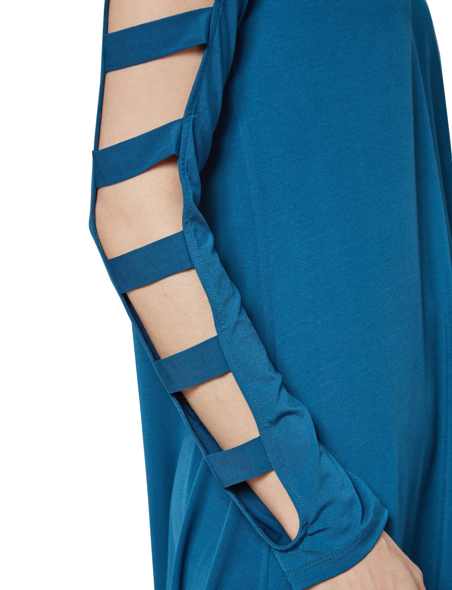 Pretty Distraction Ladder Sleeve Midi Dress