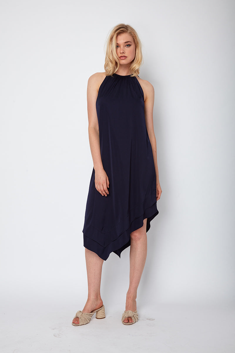 Favorite One Willa Asymmetric Midi Dress