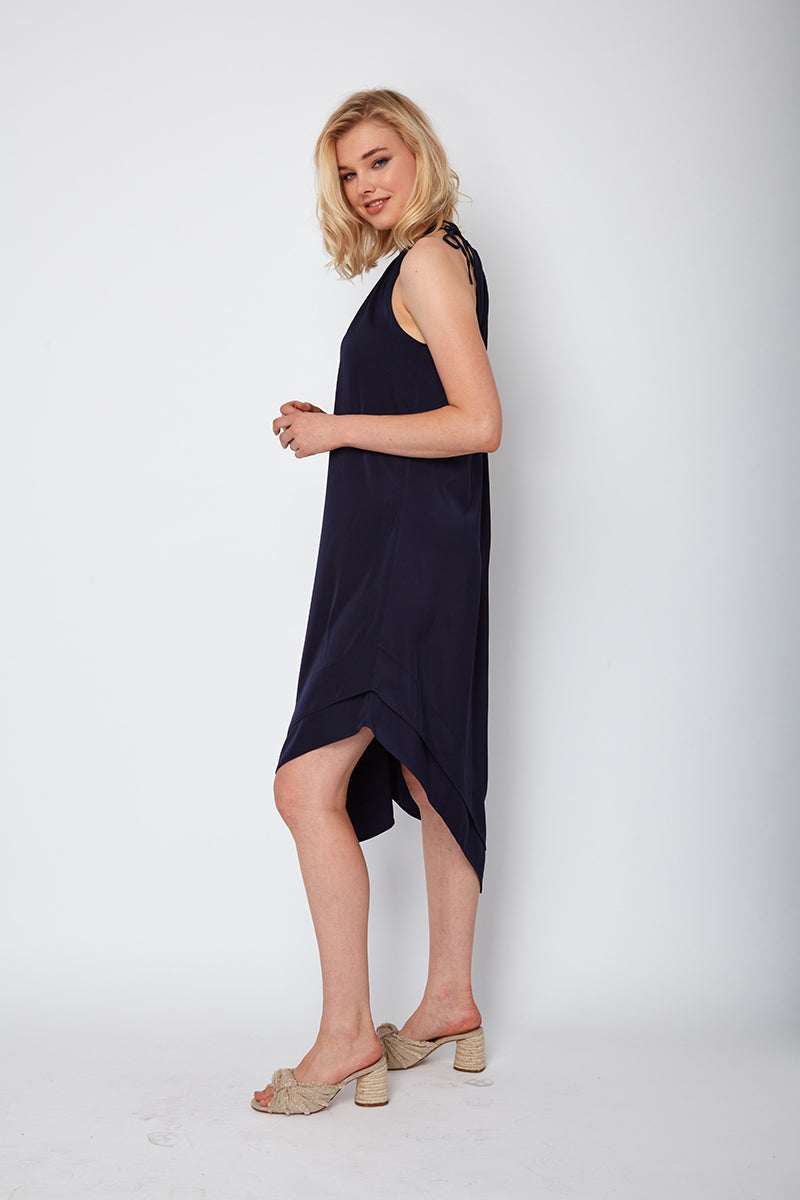 Favorite One Willa Asymmetric Midi Dress