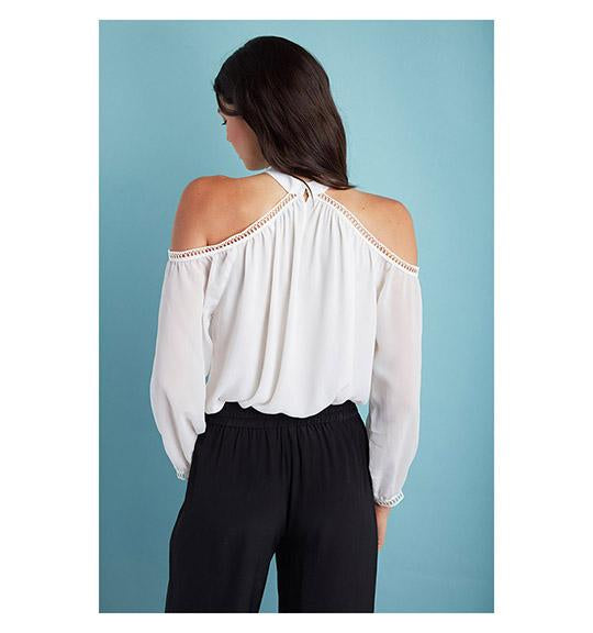 Contemporary Bliss Cold Shoulder Nola Top