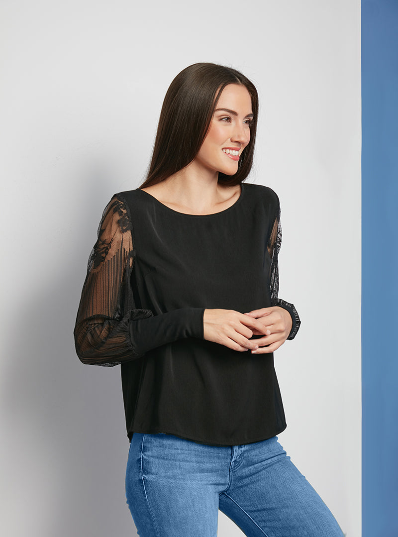 Feeling Romantic Poet Sleeve Phoebe Top