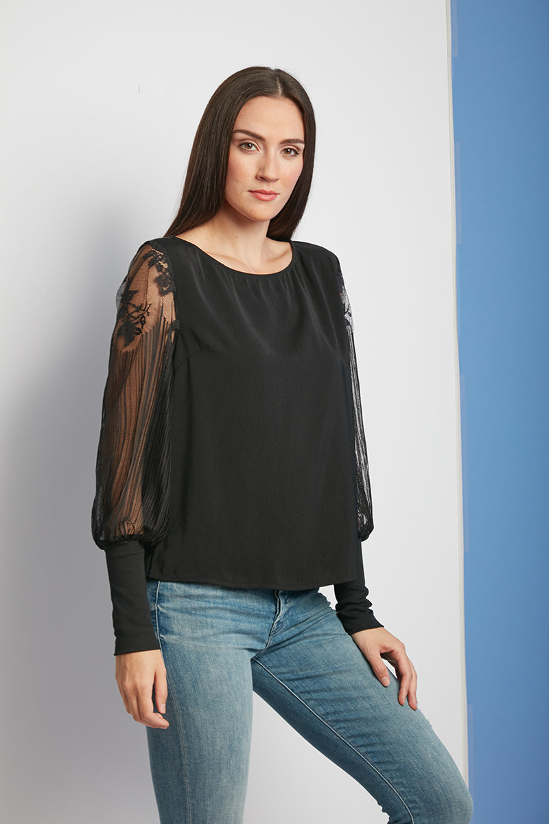 Feeling Romantic Poet Sleeve Phoebe Top