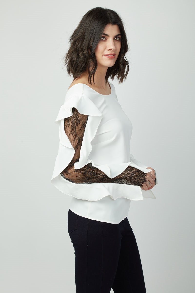 Simply Timeless Ruffle Dali Top