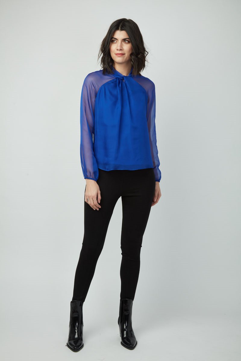 Chic and Repeat Finn Sheer Chiffon Top