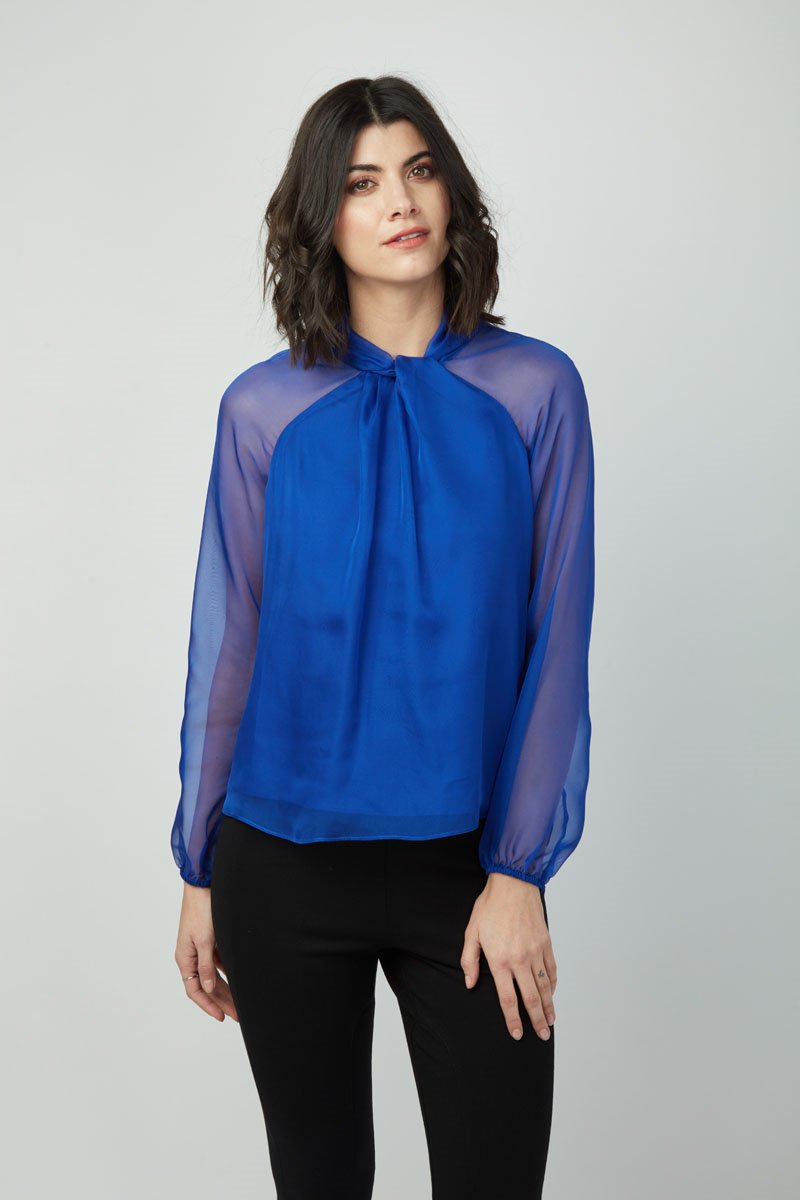 Chic and Repeat Finn Sheer Chiffon Top