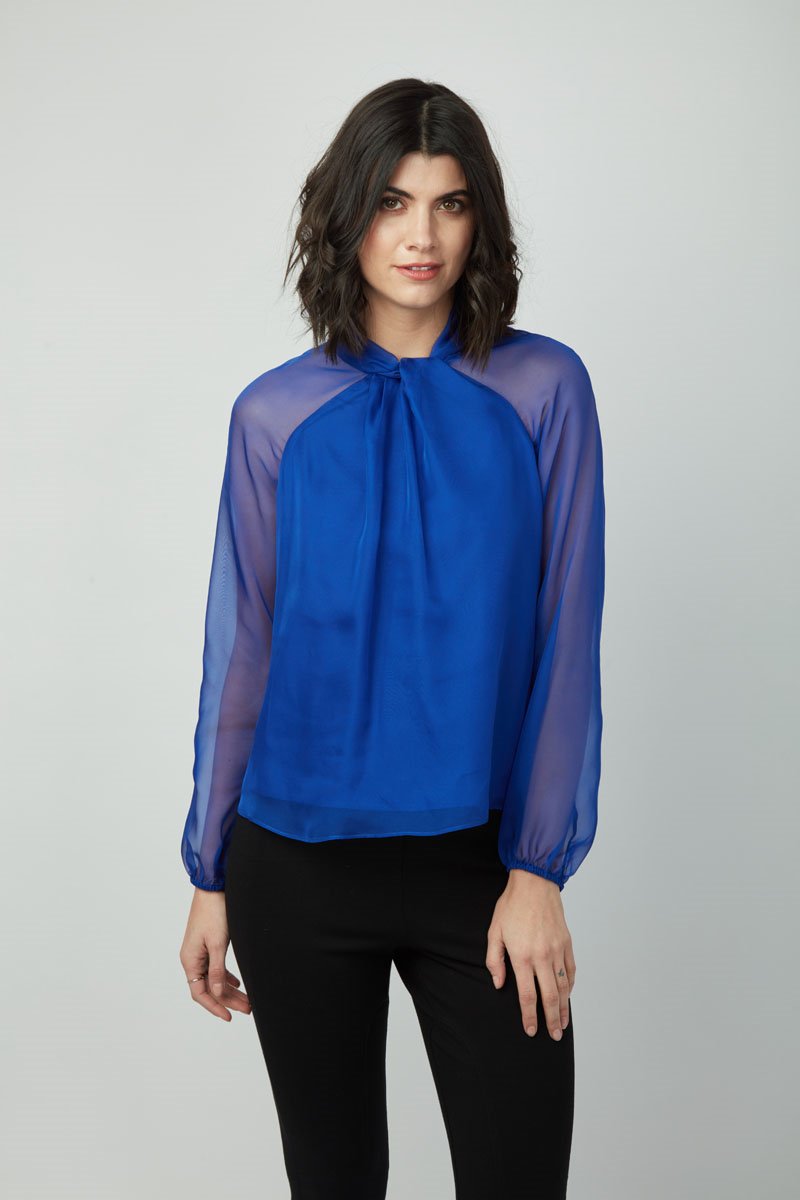 Chic and Repeat Finn Sheer Chiffon Top