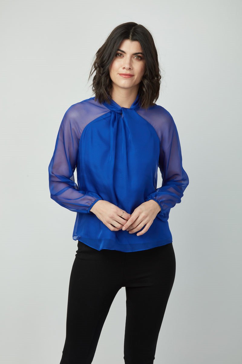 Chic and Repeat Finn Sheer Chiffon Top