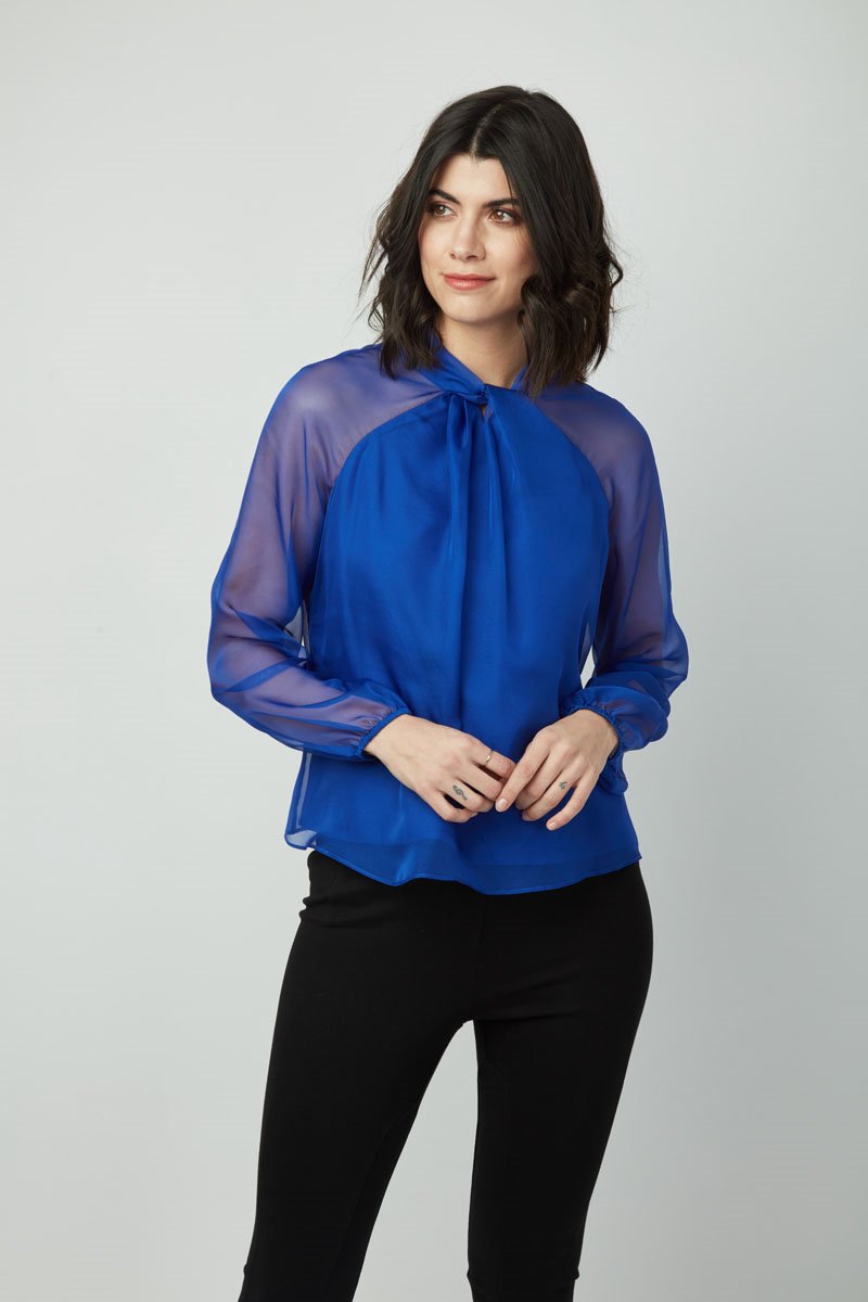 Chic and Repeat Finn Sheer Chiffon Top