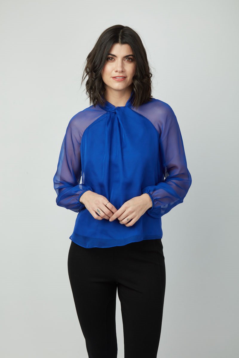 Chic and Repeat Finn Sheer Chiffon Top