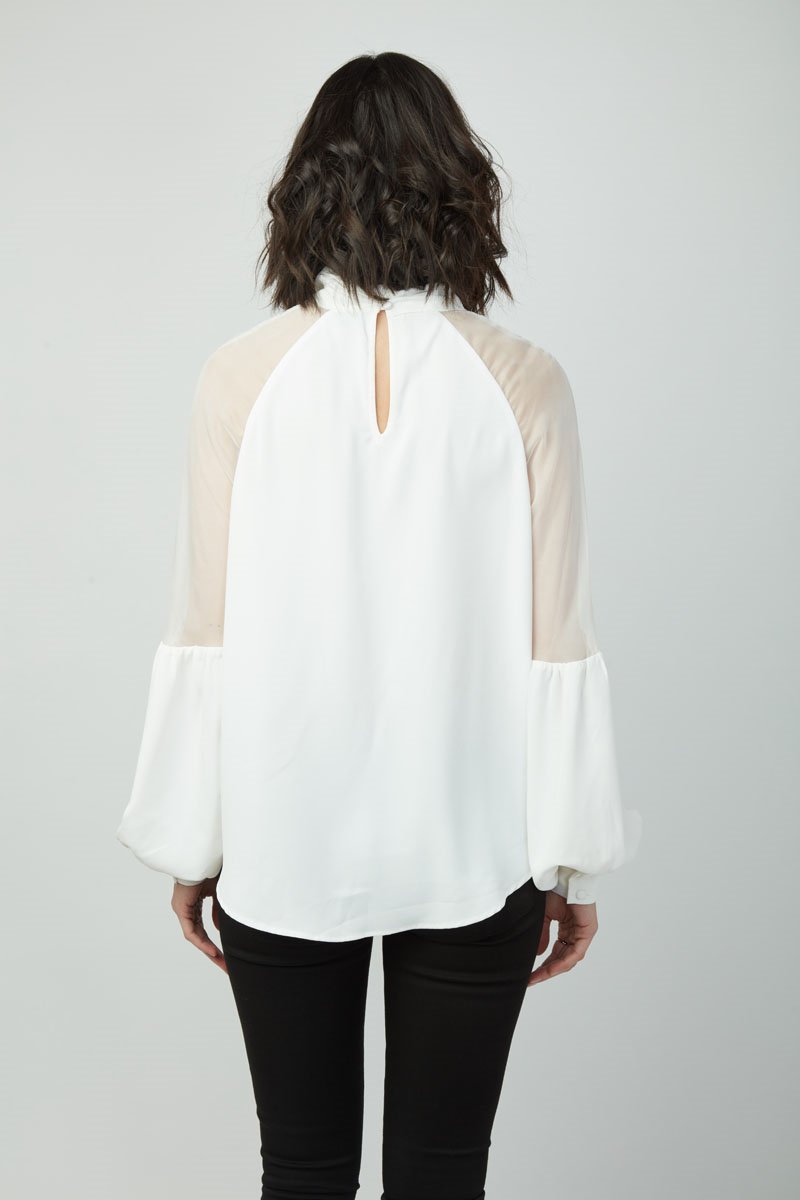 Feminine Touch Surplus Front Amma Top