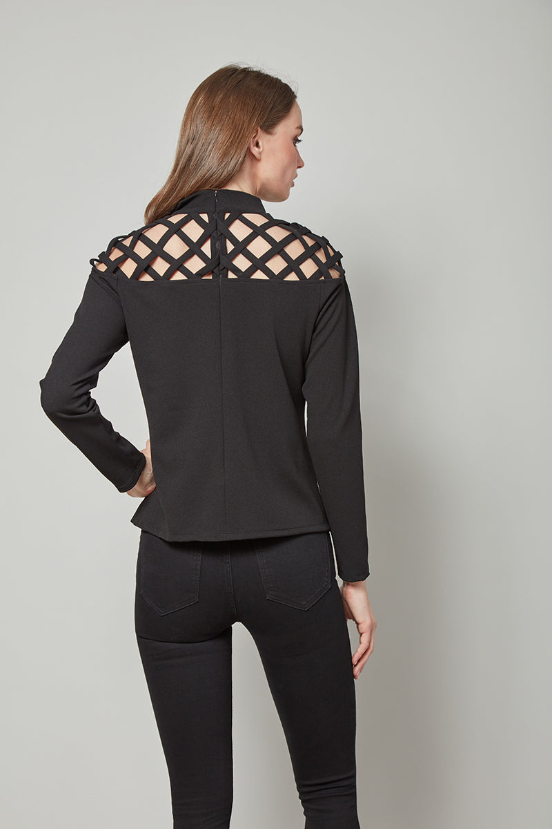 Peek-A-Boo Love Maggie Long Sleeve Top