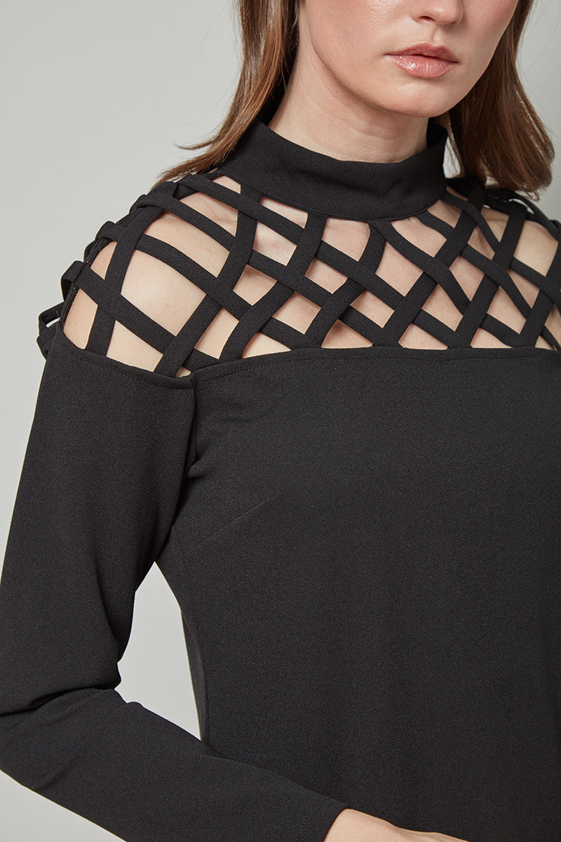 Peek-A-Boo Love Maggie Long Sleeve Top