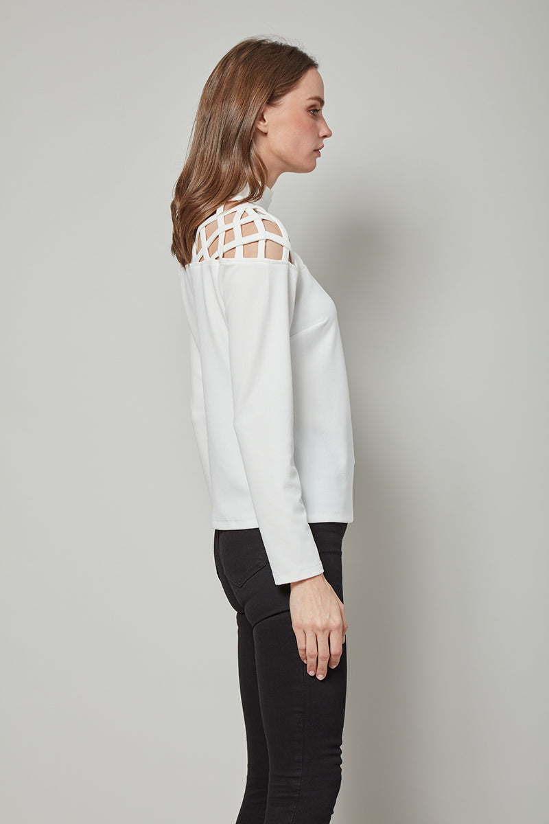 Peek-A-Boo Love Maggie Long Sleeve Top