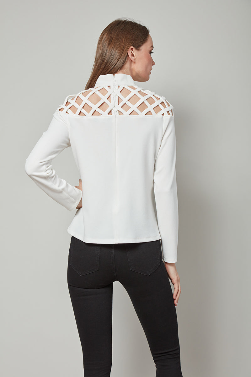 Peek-A-Boo Love Maggie Long Sleeve Top