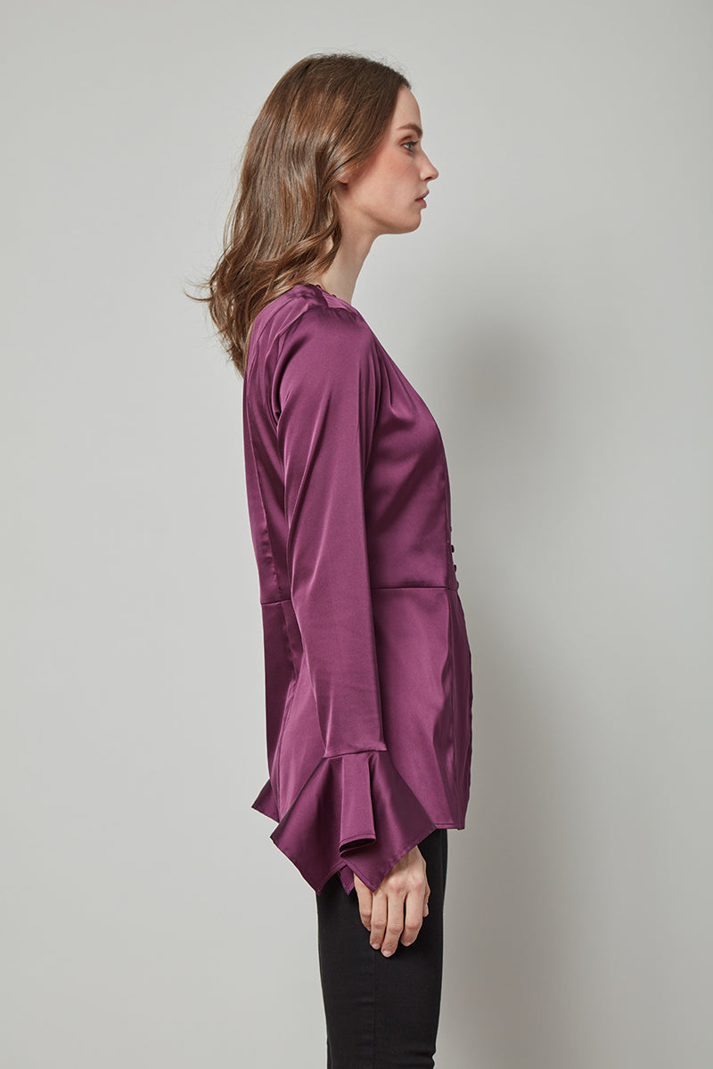 Posh & Polished Bell Sleeved Top