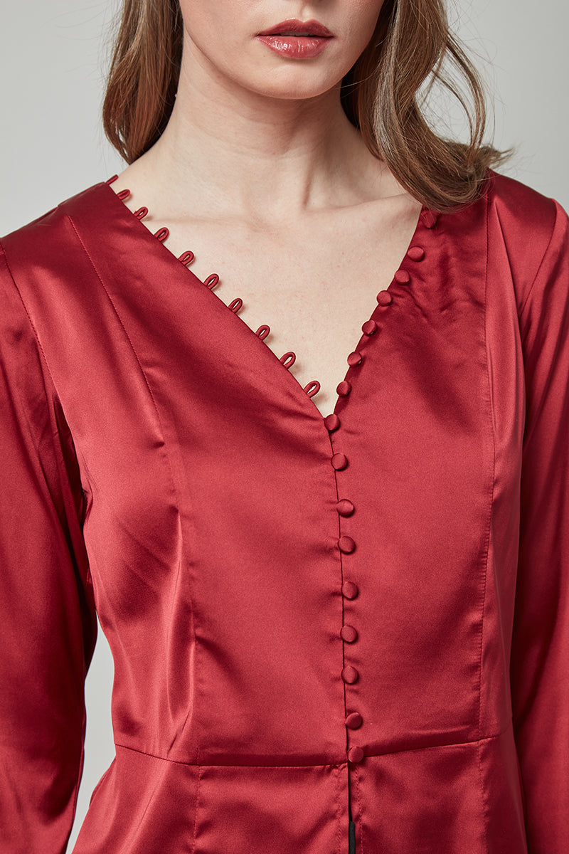 Posh & Polished Bell Sleeved Top