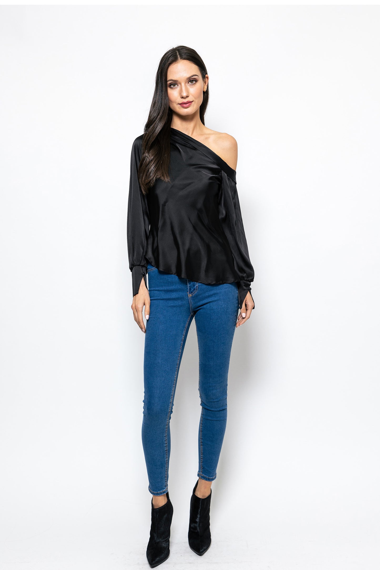 Good For You One Shoulder Chloe Blouse