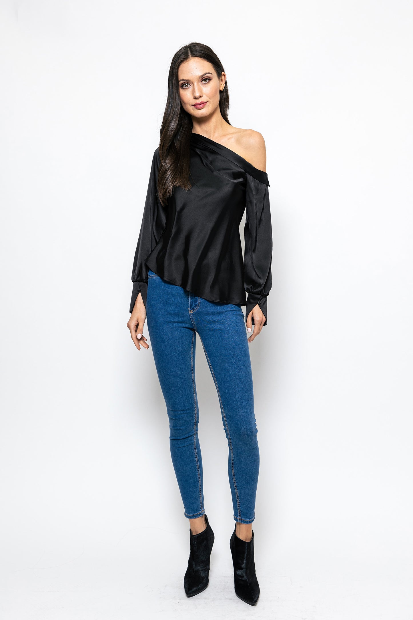 Good For You One Shoulder Chloe Blouse