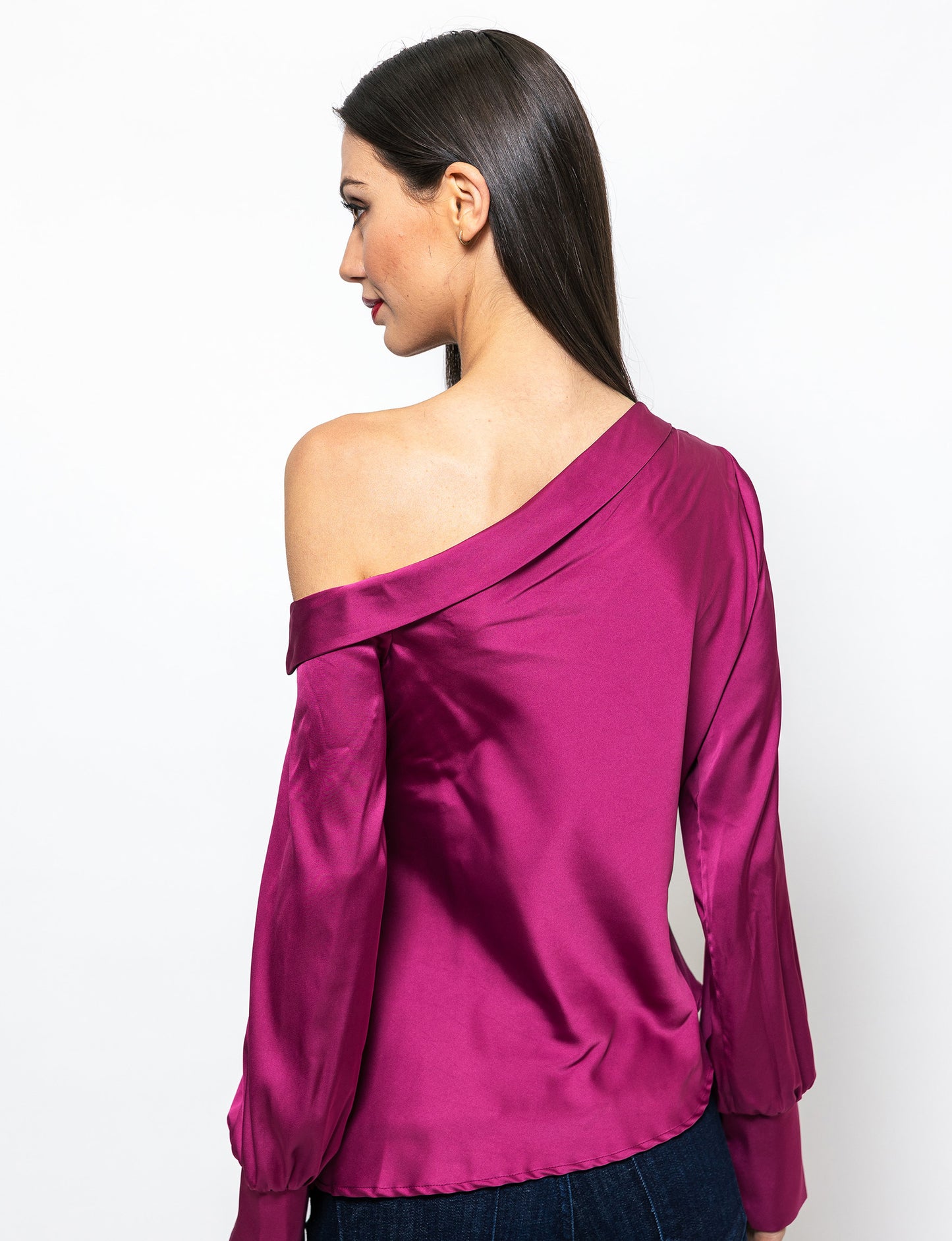 Good For You One Shoulder Chloe Blouse