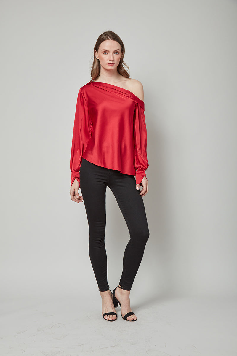 Style Savvy One-Shoulder Top