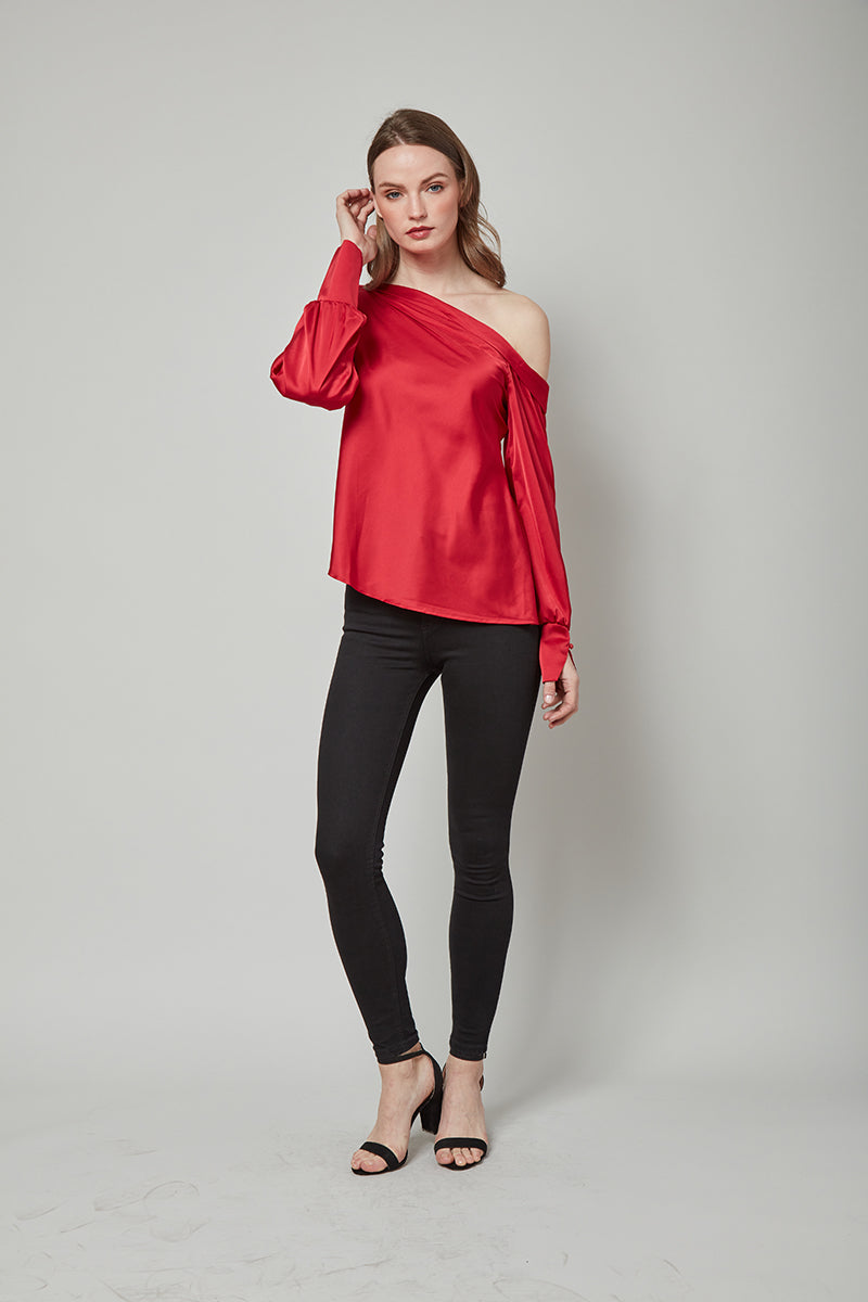 Style Savvy One-Shoulder Top