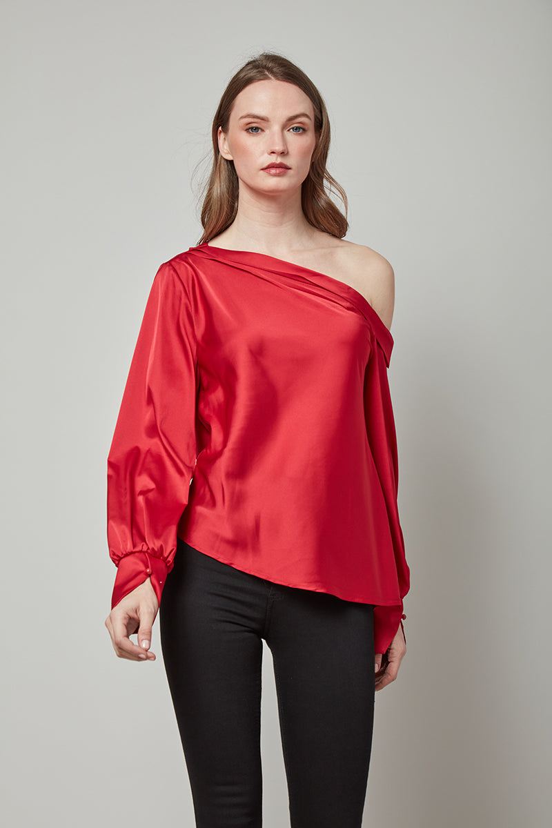 Style Savvy One-Shoulder Top