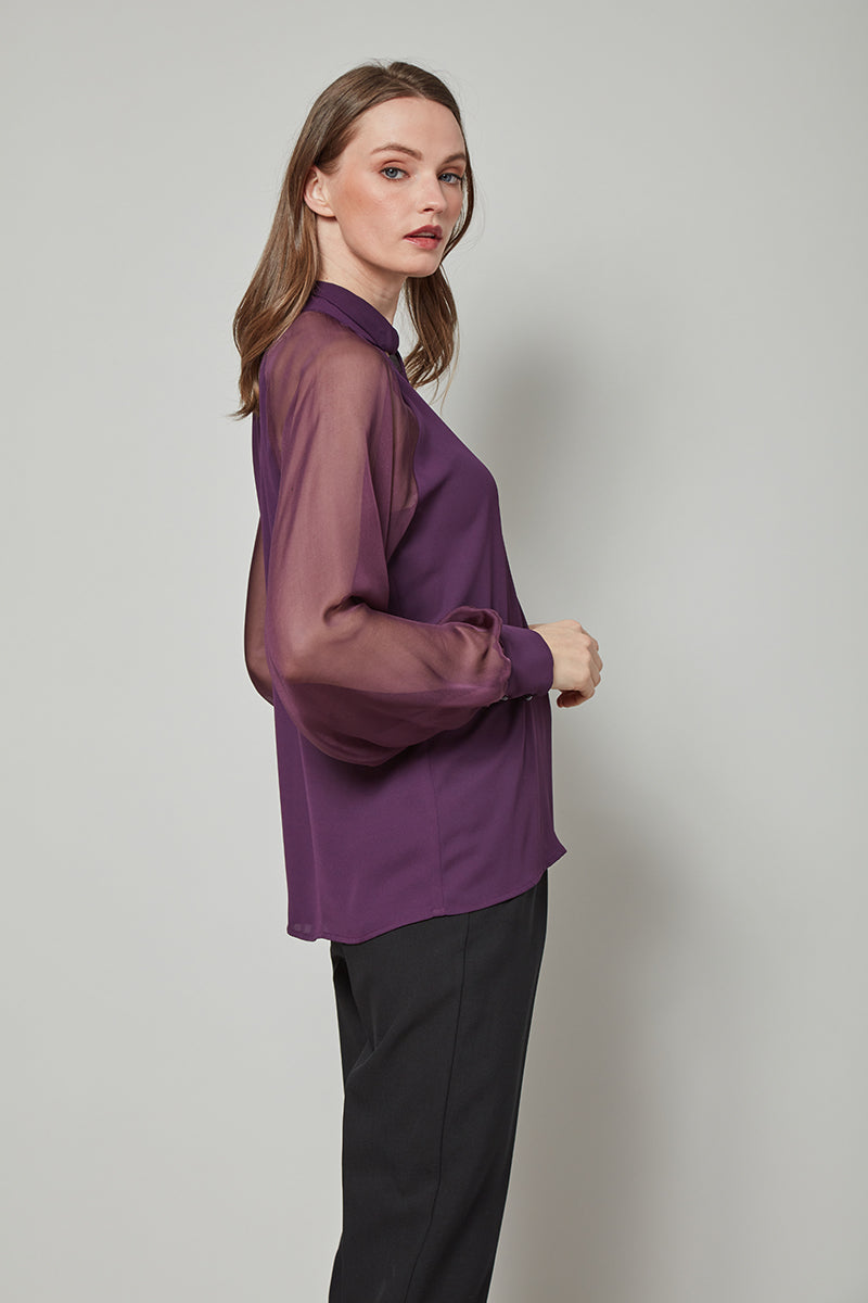 Glamour Galore Keyhole Neckline Dakota Top