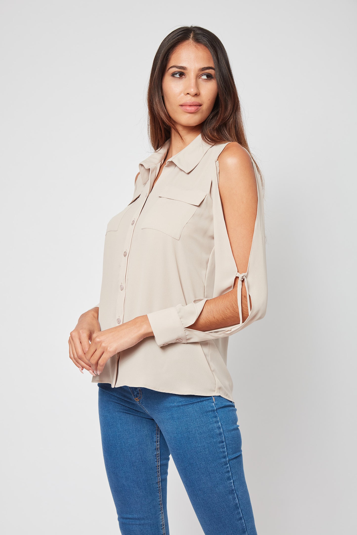 Less is More Split Sleeve Shirt