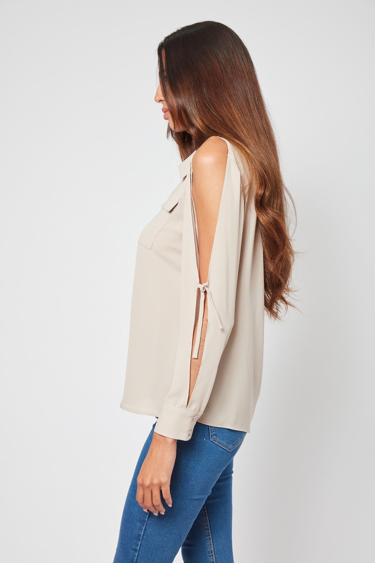 Less is More Split Sleeve Shirt