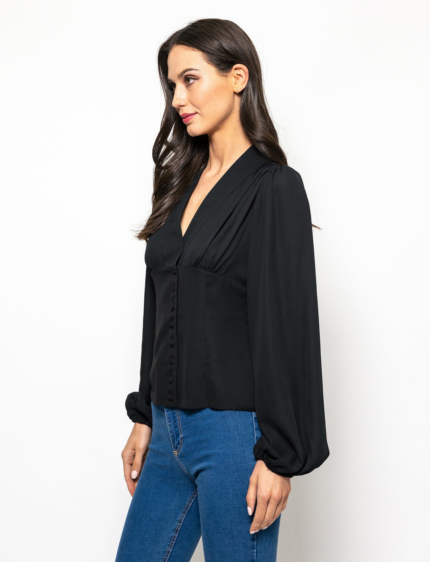 Dreamy Escape Gathered Ava Blouse