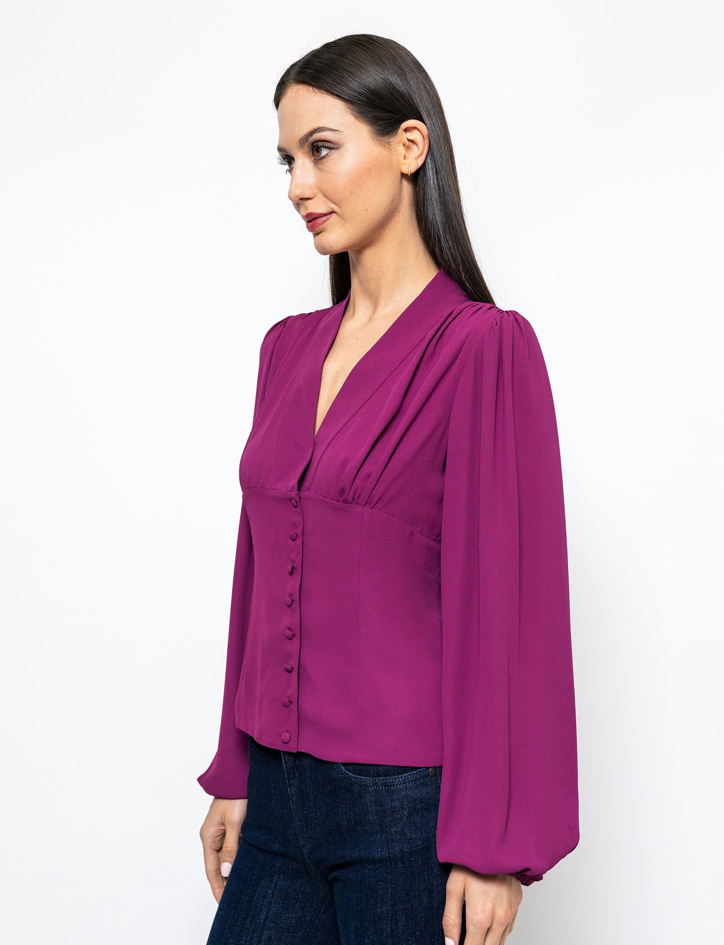 Dreamy Escape Gathered Ava Blouse