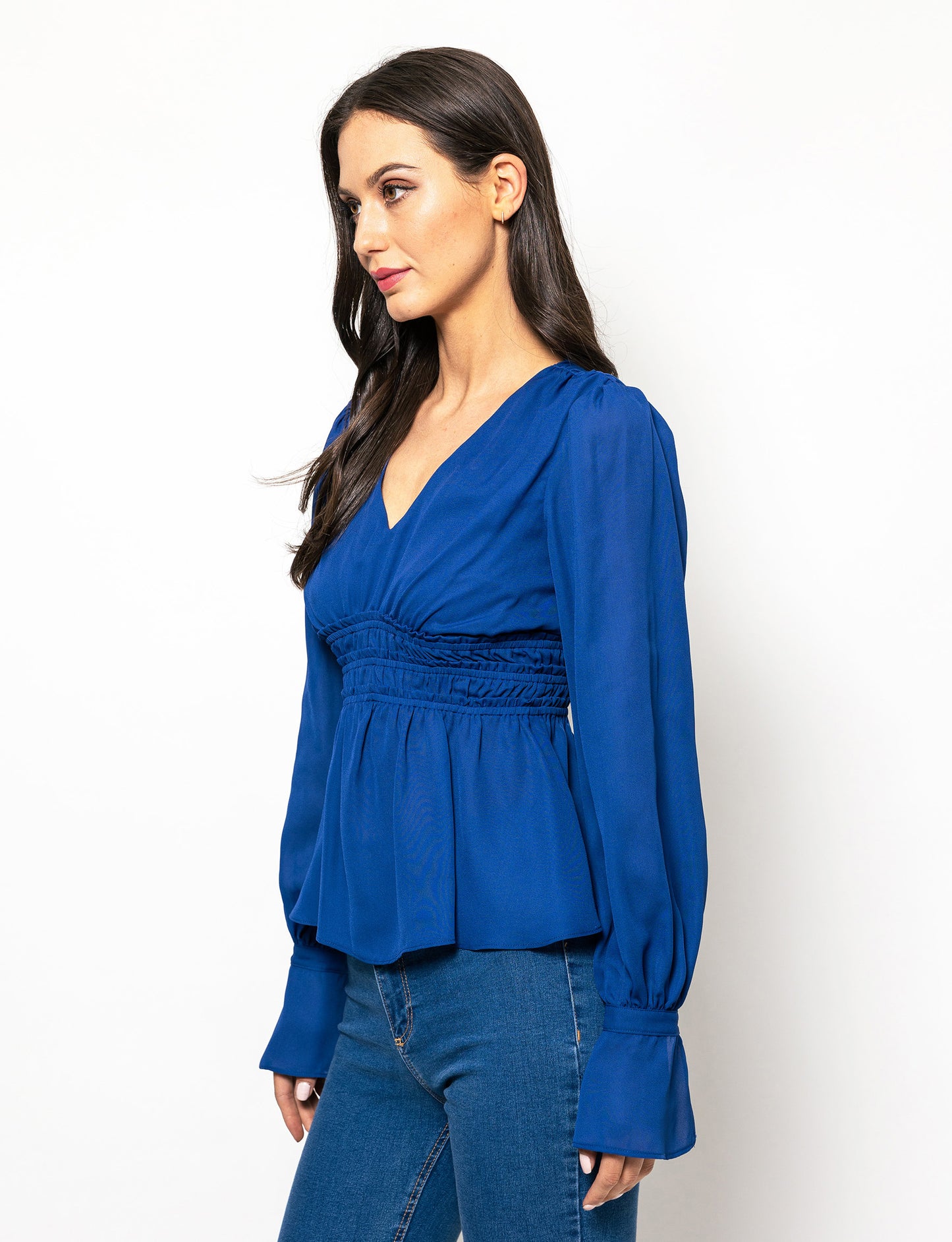 Stay Chic Peplum Style Nina Blouse